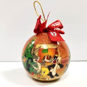 1995 Vintage Loony Tunes Cartoon Christmas Ornament Decoration Bulb Matrix